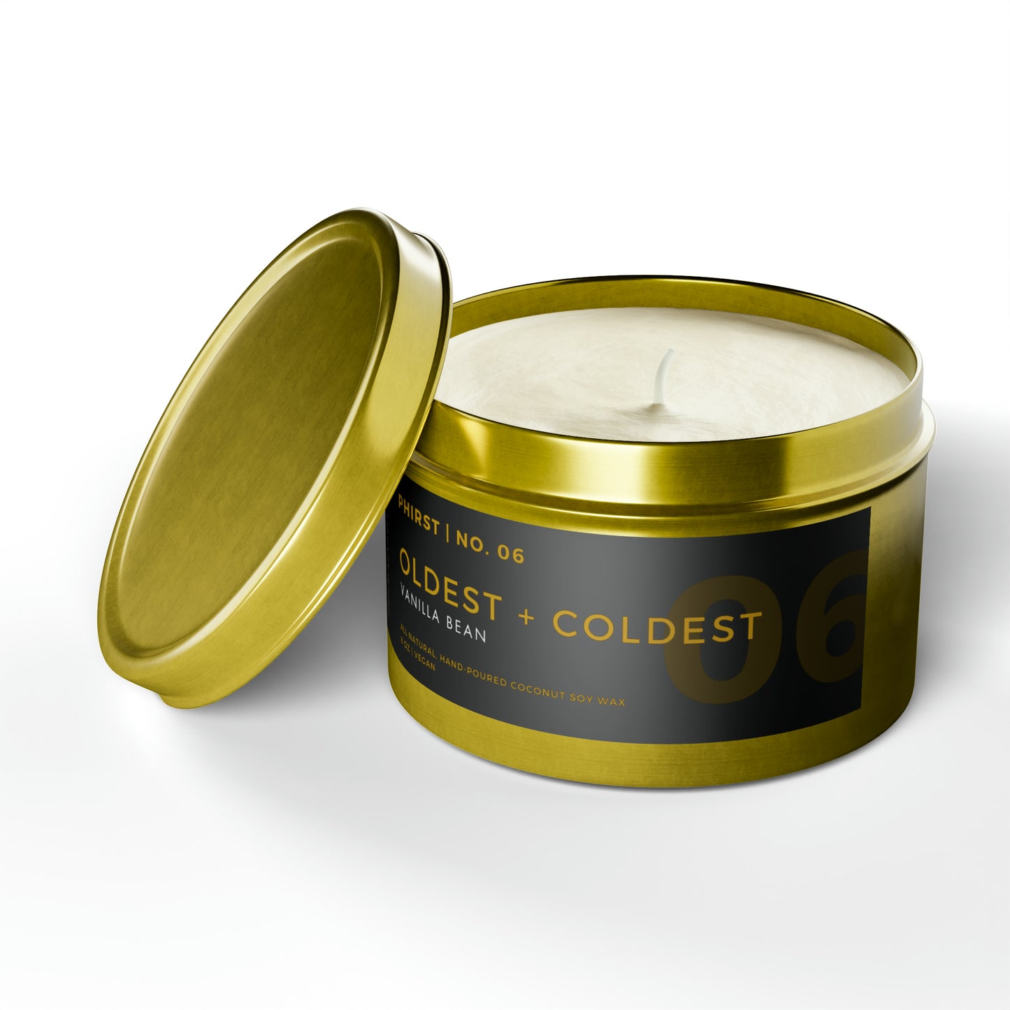 Phirst No. 06 Oldest + Coldest Candle | Vanilla Bean
