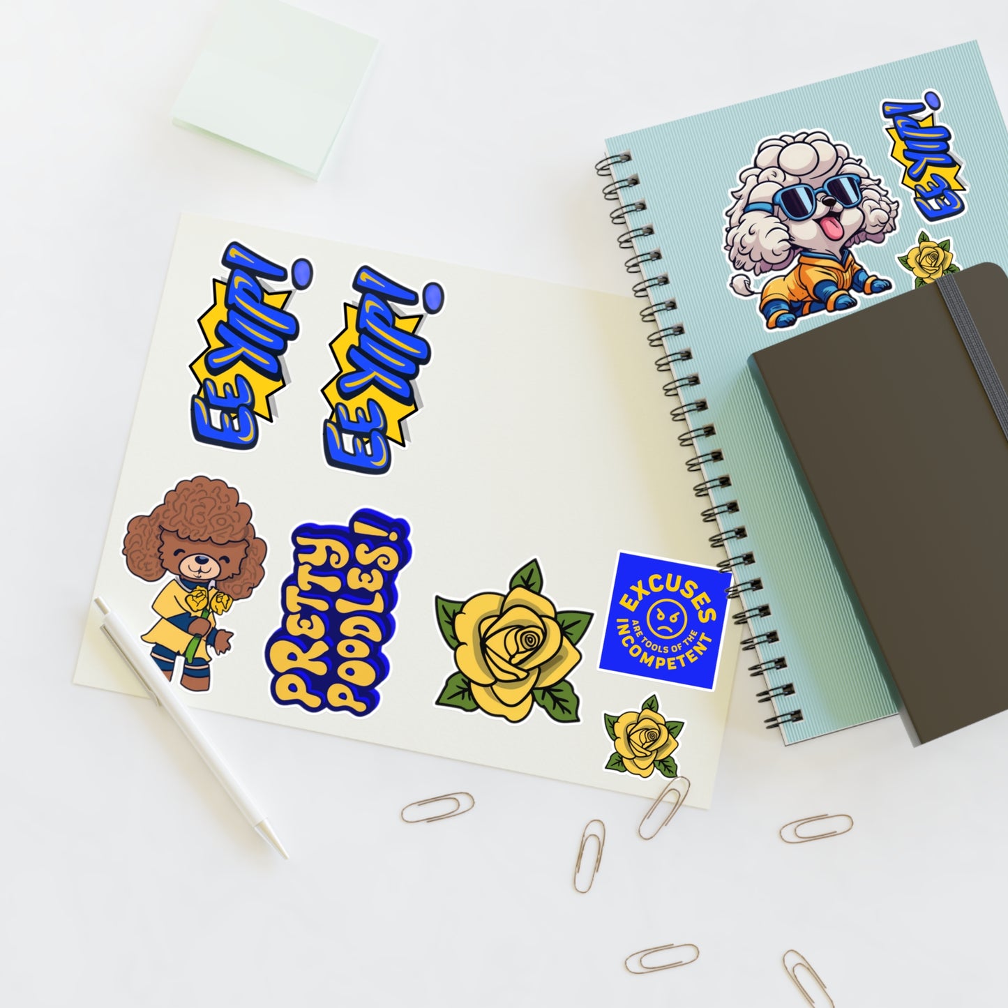 SG Rho Themed Sticker Sheet