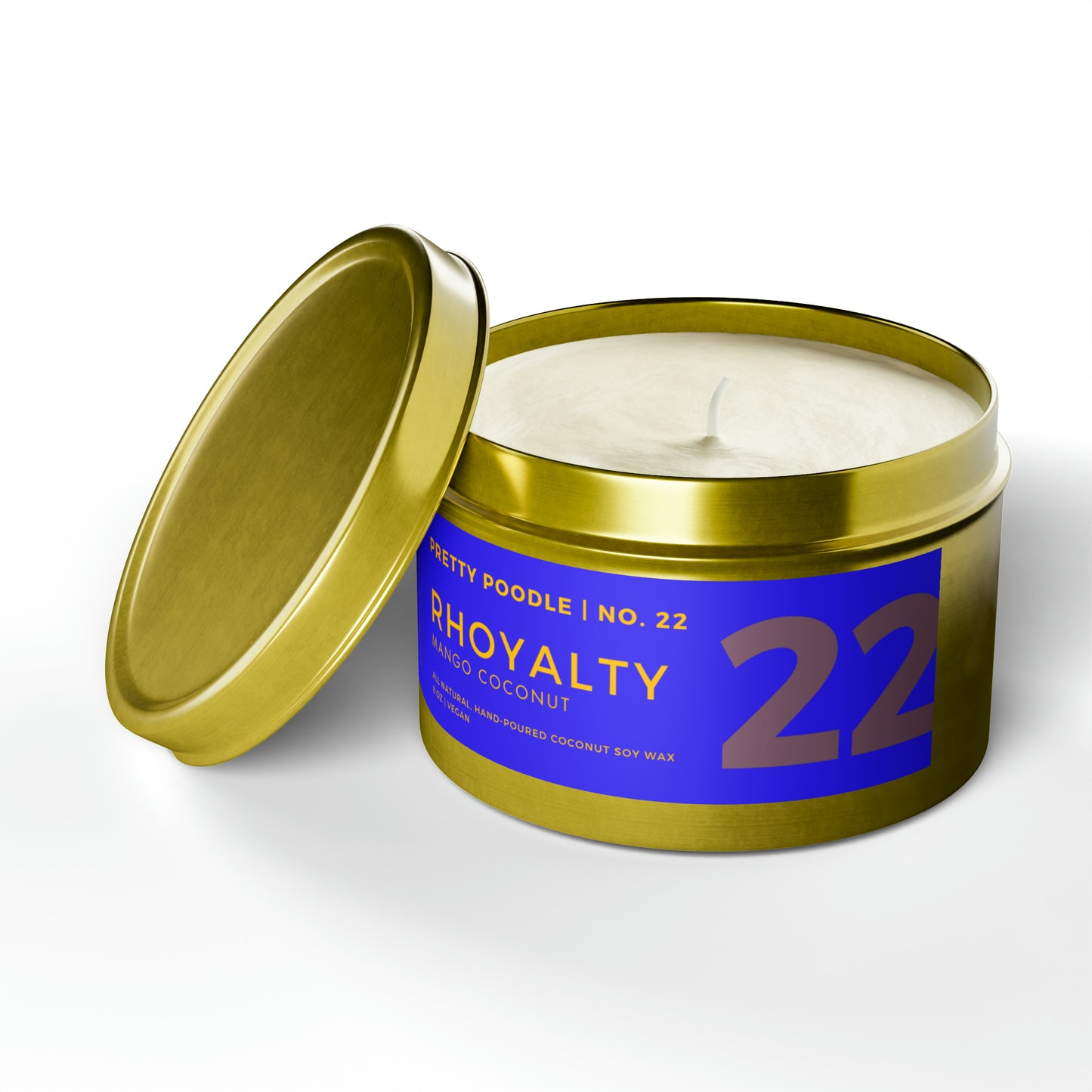 Pretty Poodle No. 22 Rhoyalty Candle | Mango Coconut