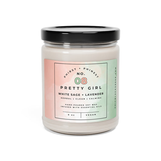 No. 08 Phirst + Phinest Pretty Girl Candle | White Sage + Lavender