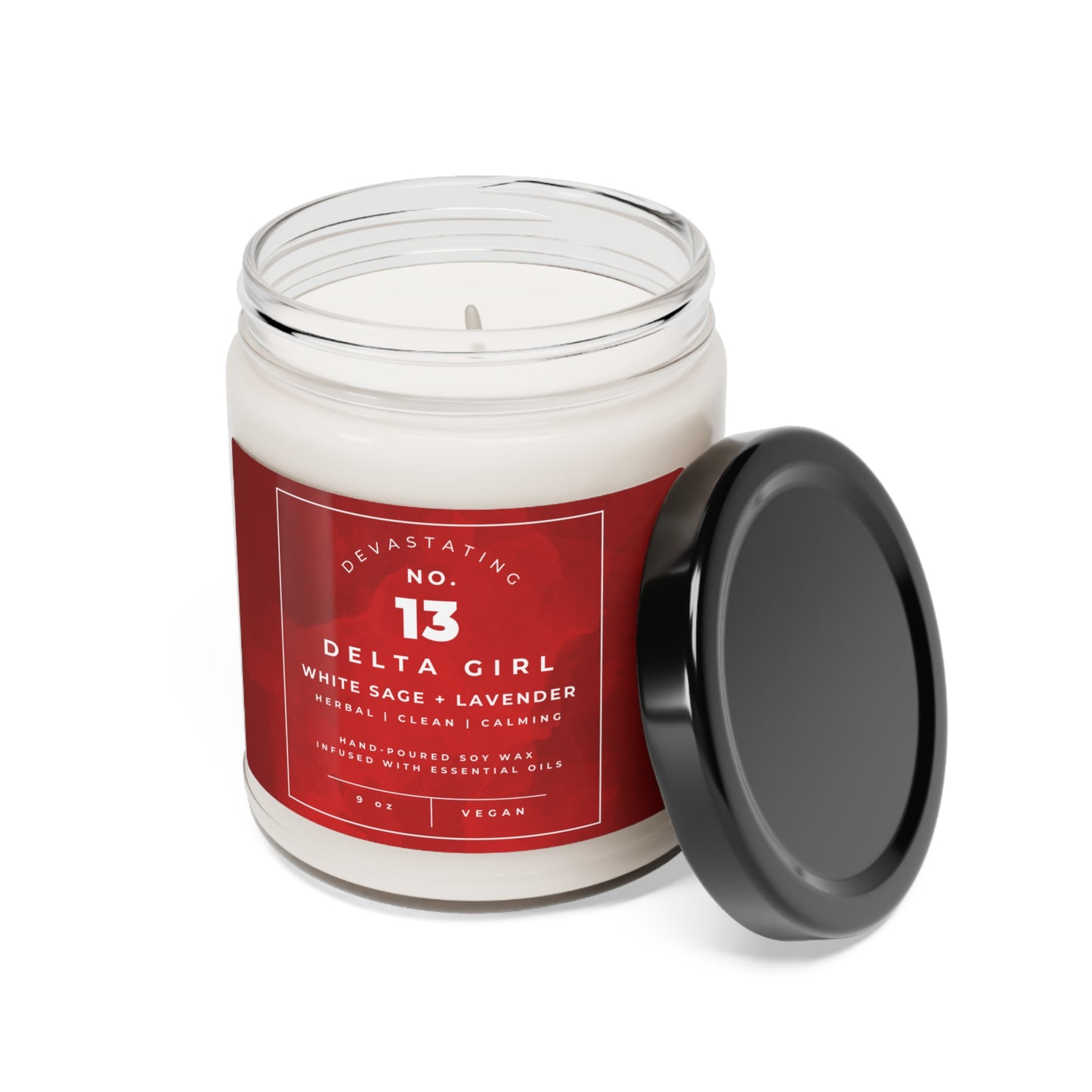 No. 13 Dynamic Delta Girl Soy Candle
