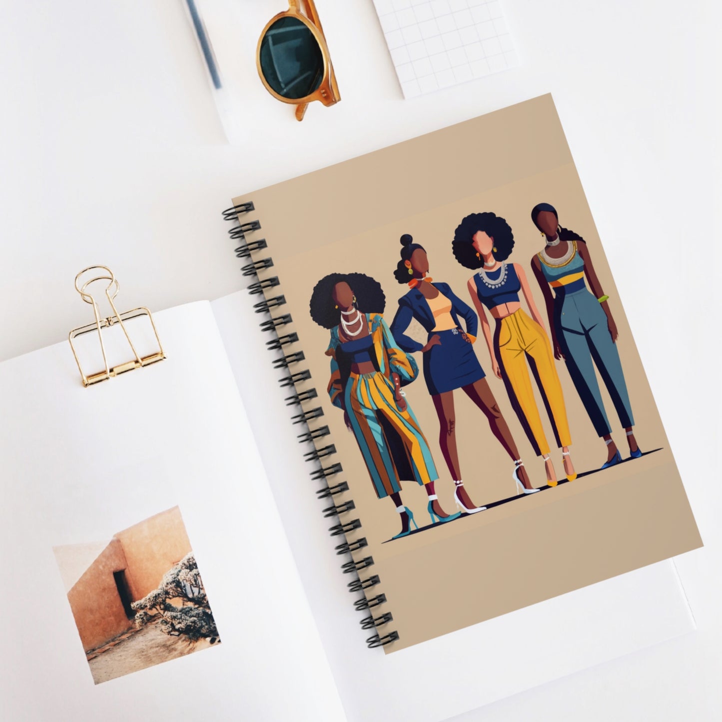 Blue + Gold Sisterhood Notebook