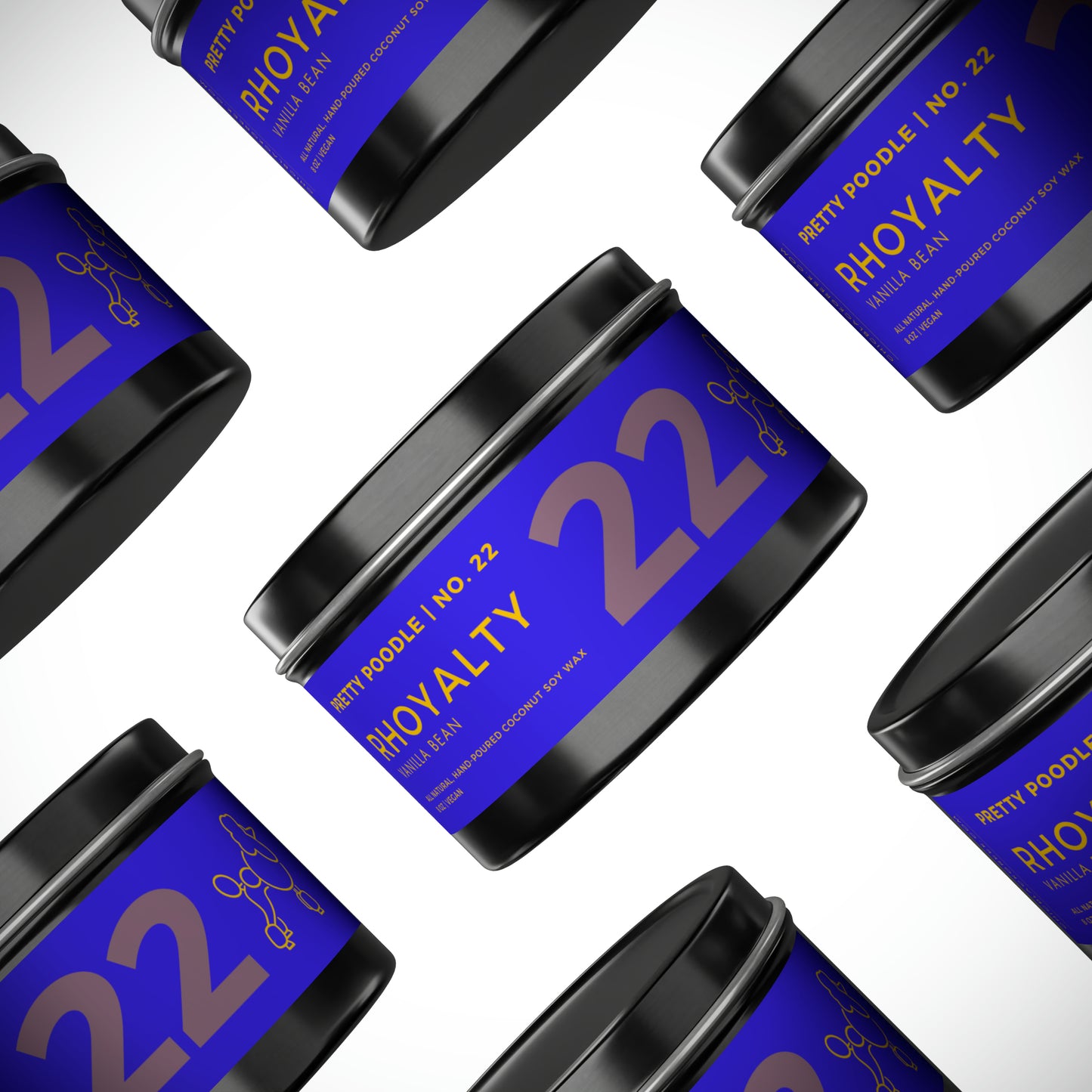 Pretty Poodle No. 22 Rhoyalty Candle | Vanilla Bean