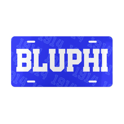 BLUPHI | Vanity License Plate