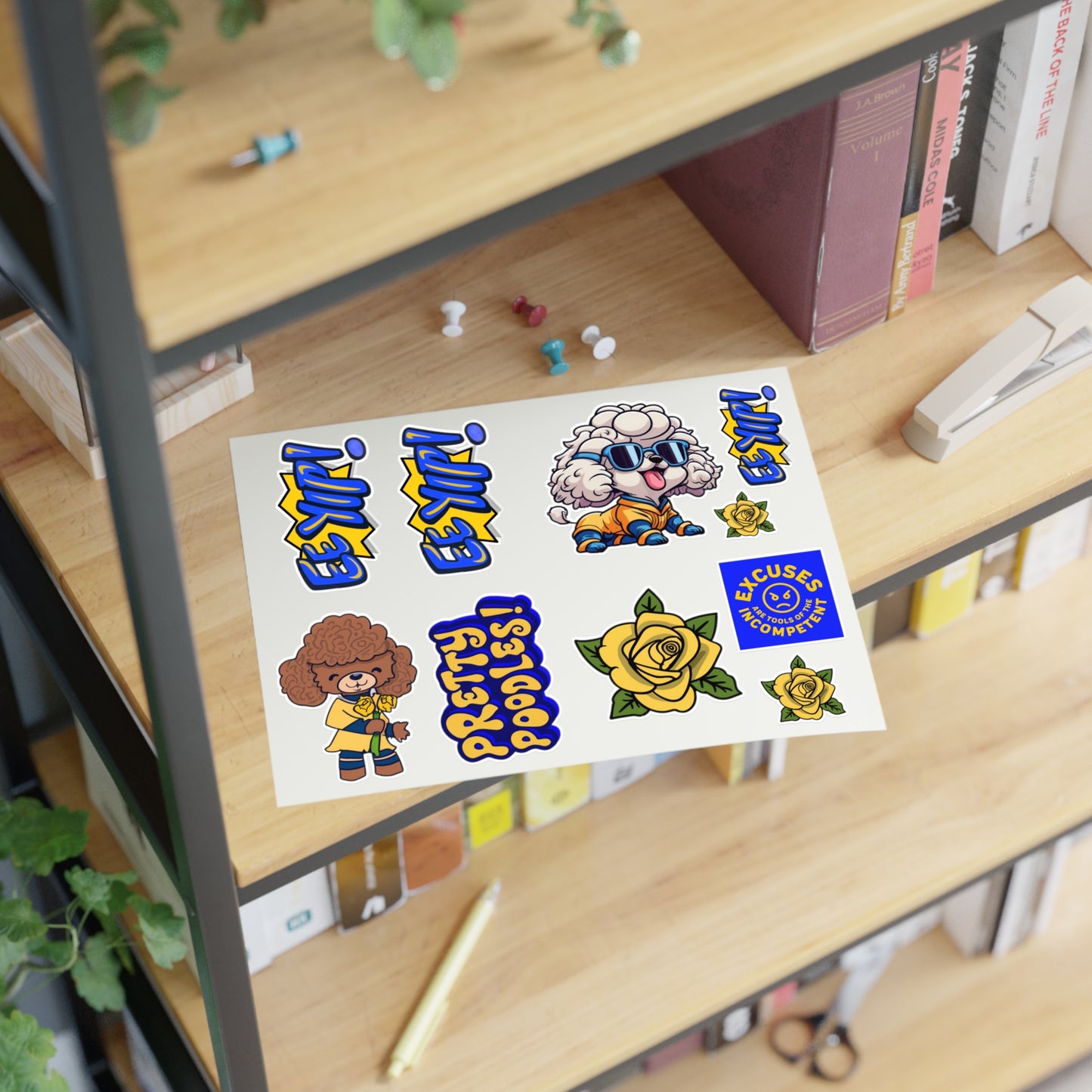 SG Rho Themed Sticker Sheet