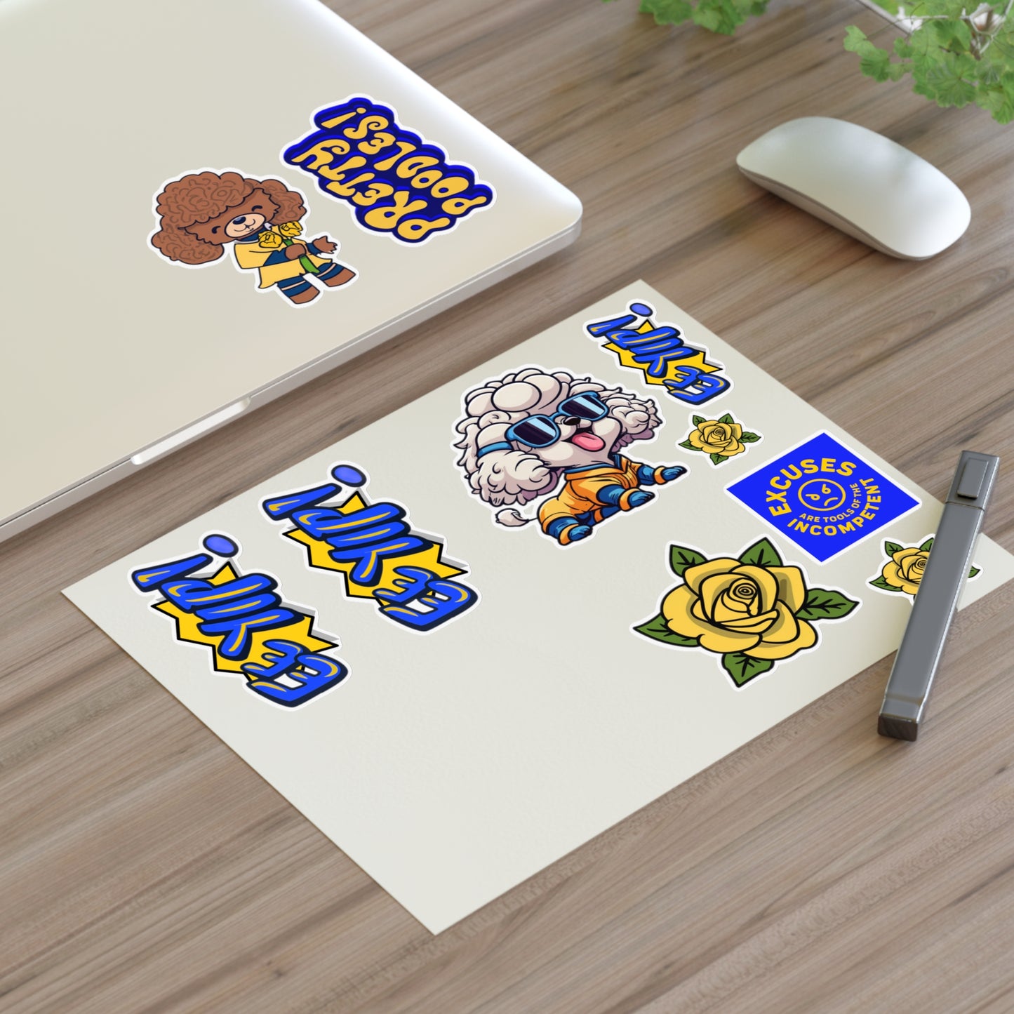 SG Rho Themed Sticker Sheet