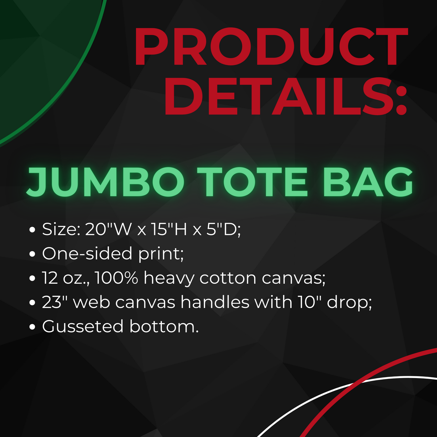 UPSILON CHAPTER | Jumbo Tote