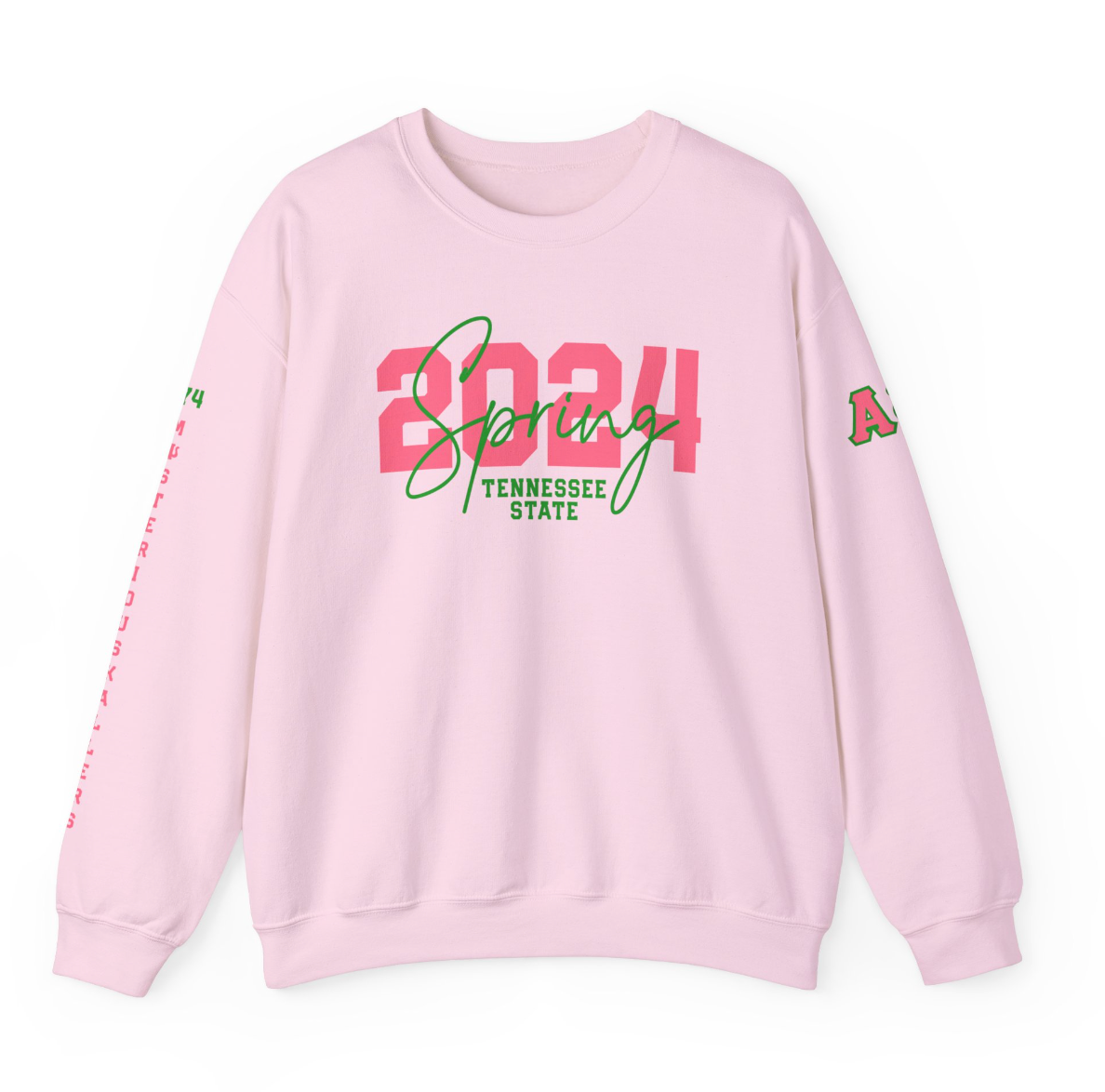Green pink sweatshirt online