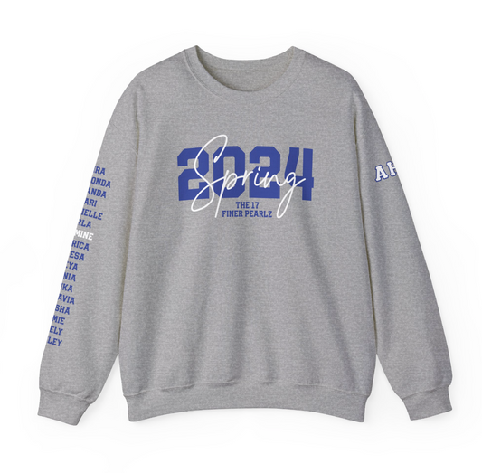 Personalized Line Sister Sweatshirt | Zeta