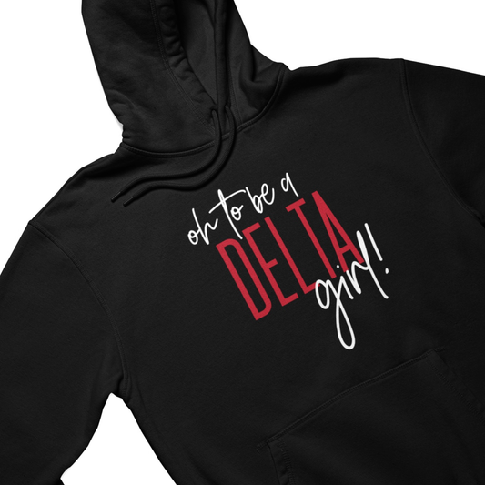 Delta Girl | Black Hoodie