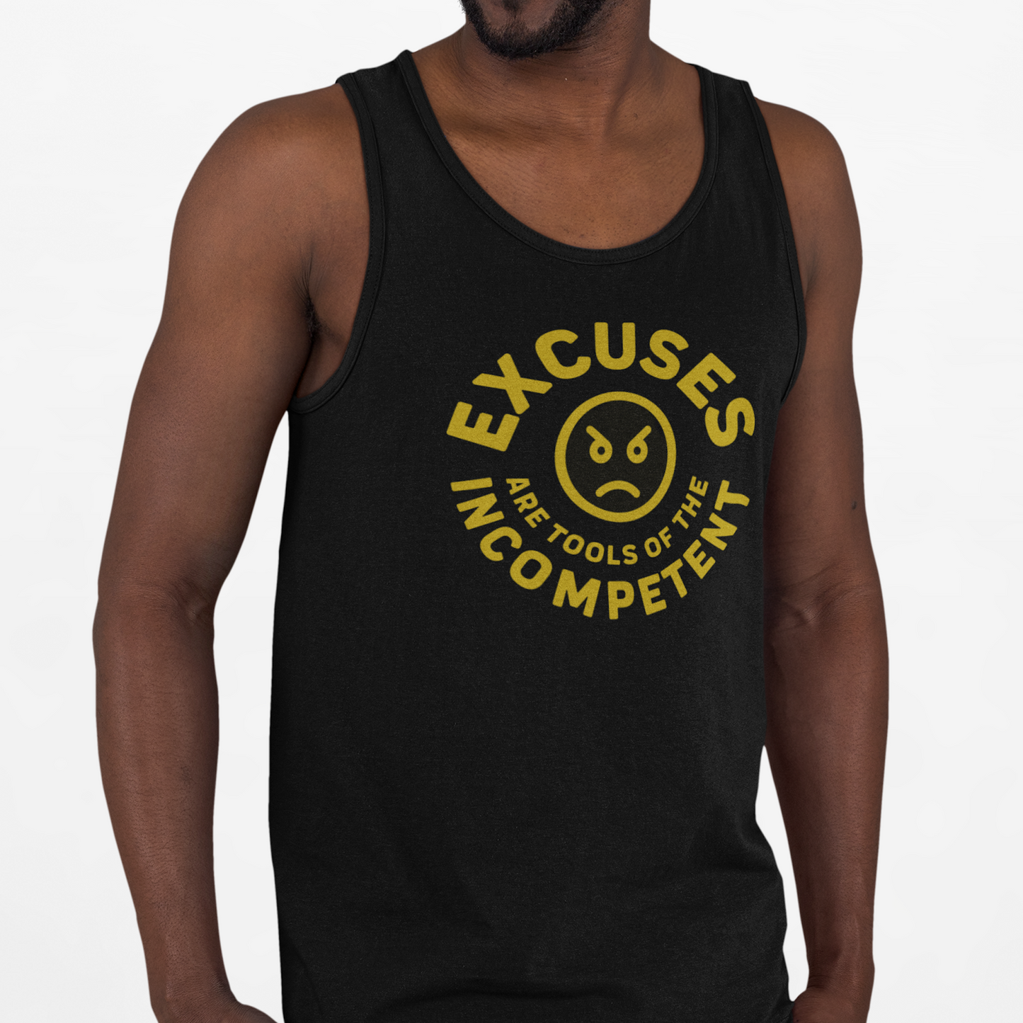 Excuses Mens Tank - Multiple Design Colorways