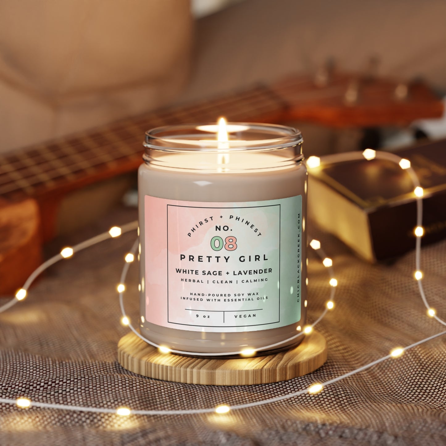 No. 08 Phirst + Phinest Pretty Girl Candle | White Sage + Lavender