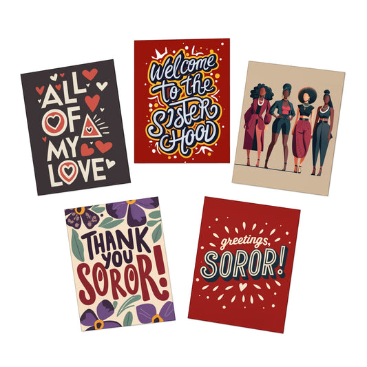 DST Themed Greeting Card 5-Pack