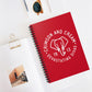 DST Elephant Icon Notebook - White on Red