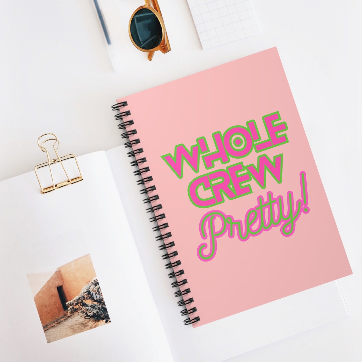 Whole Crew Pretty Mini Notebook