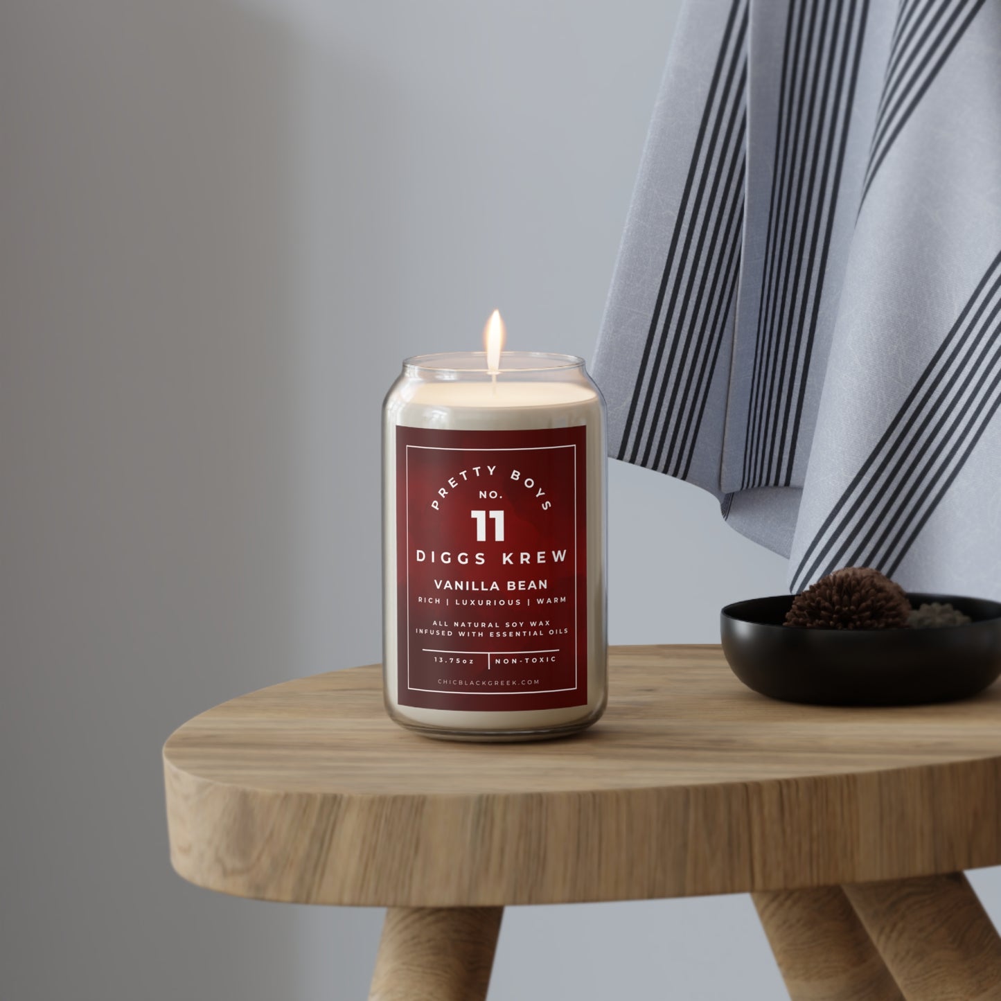 Large Diggs Krew No. 11 Candle | Vanilla Bean
