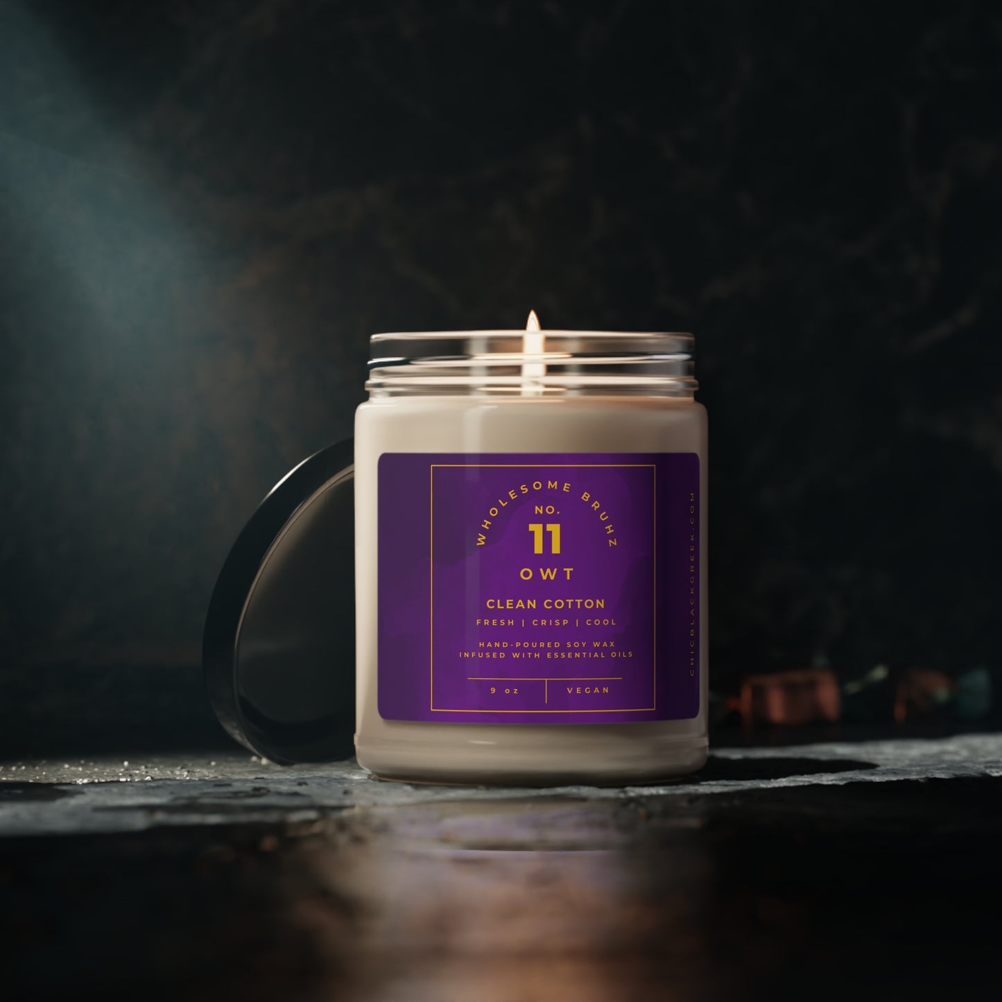 No. 11 Wholesome Bruhz Candle | Clean Cotton