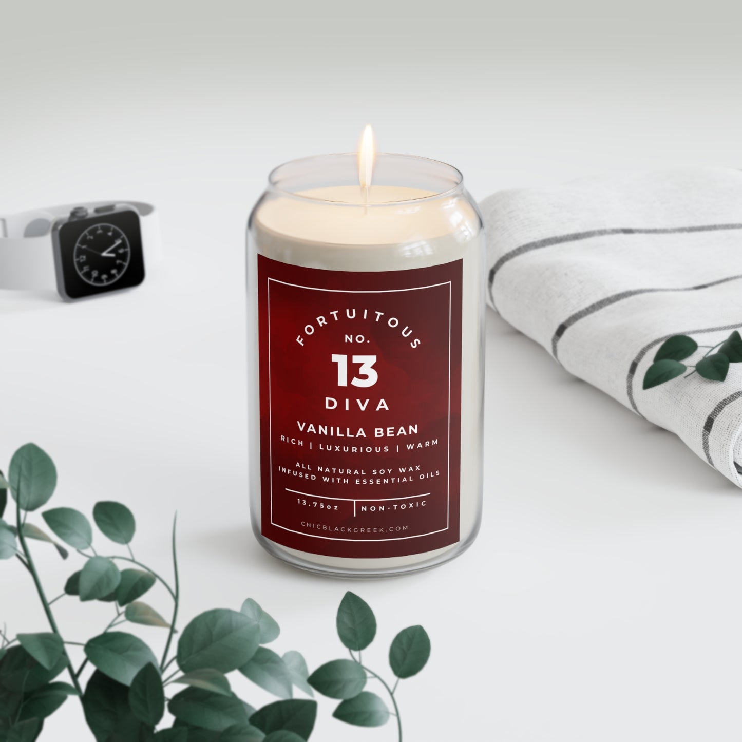 Large Fortuitous No. 13 Candle | Vanilla Bean