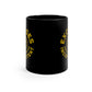 Excuses Mug - Old Gold on Black
