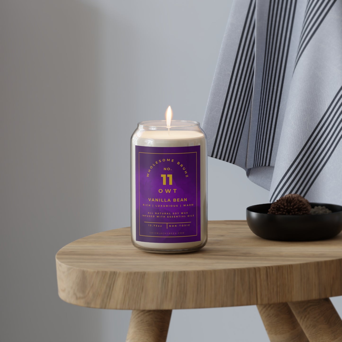 Large Wholesome Bruhz No. 11 Candle | Vanilla Bean