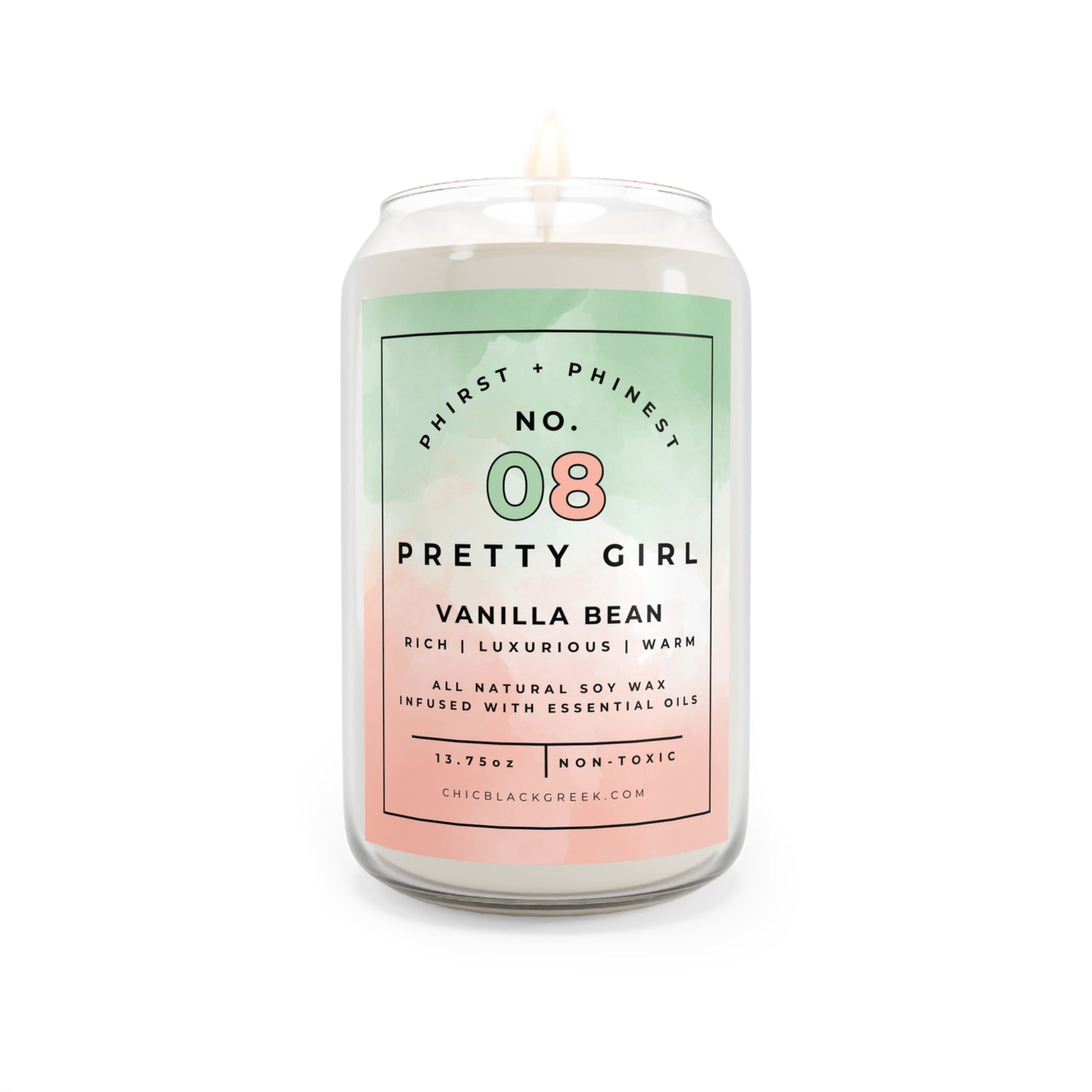 Large No. 08 Candle | Vanilla Bean