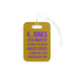 Personalized Omega Bag Tag