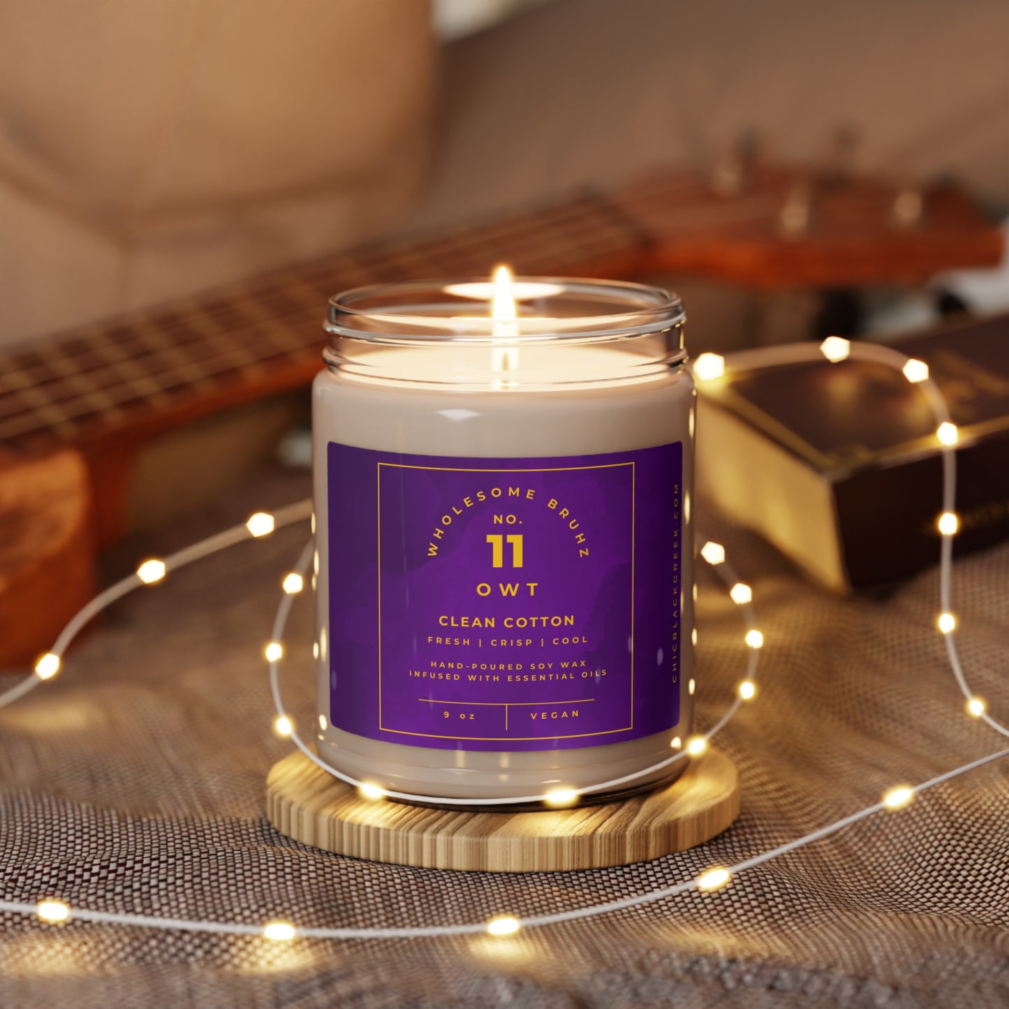 No. 11 Wholesome Bruhz Candle | Clean Cotton