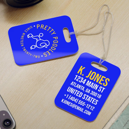 Personalized SGRho Bag Tag