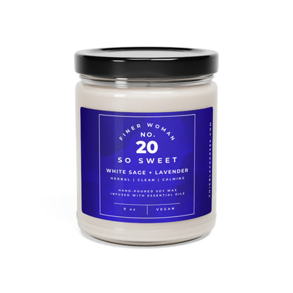 No. 20 Finer Woman So Sweet Candle | White Sage + Lavender