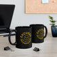 Excuses Mug - Old Gold on Black