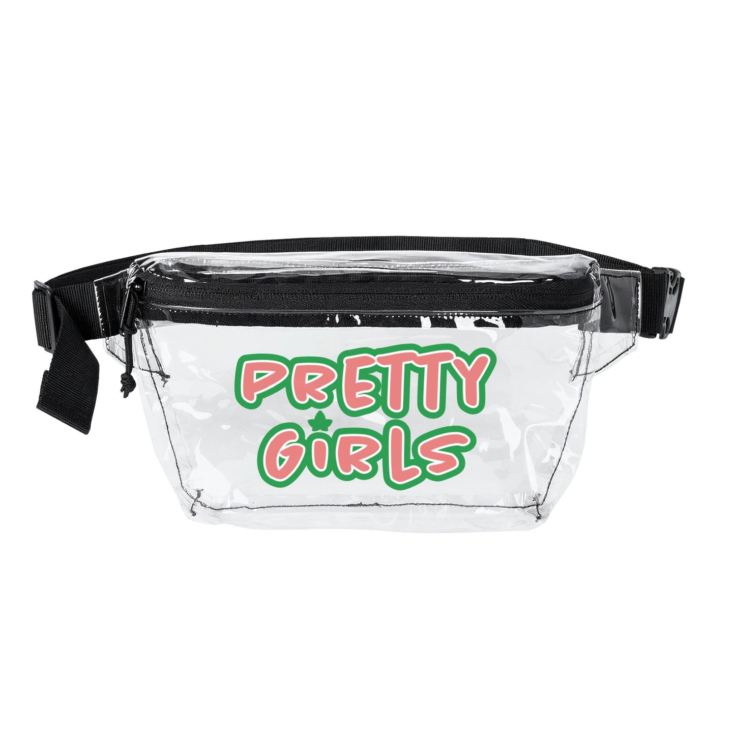 Pretty Girls Transparent Fanny Pack | Clear Belt Bag