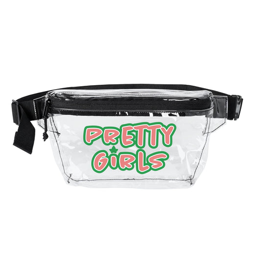 Pretty Girls Transparent Fanny Pack | Clear Belt Bag
