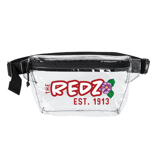 The Redz Est. 1913 Transparent Fanny Pack | Clear Belt Bag