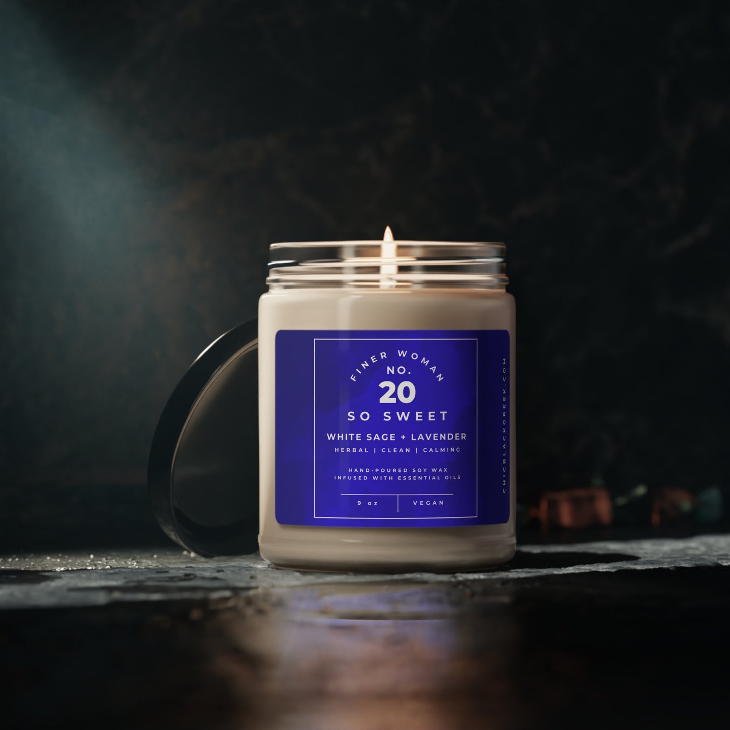 No. 20 Finer Woman So Sweet Candle | White Sage + Lavender