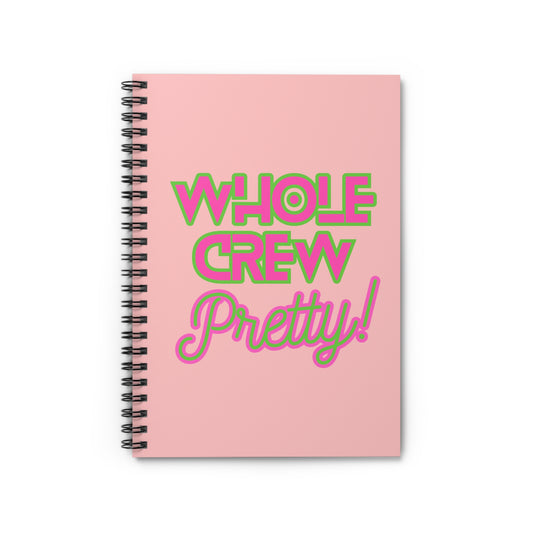 Whole Crew Pretty Mini Notebook