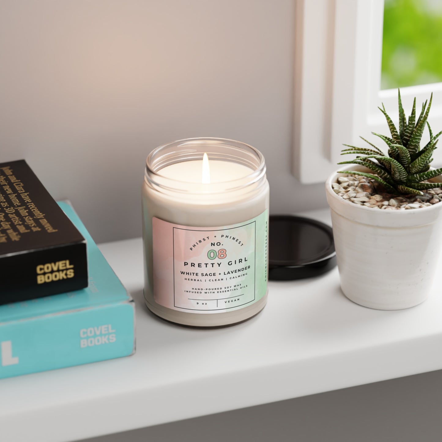 No. 08 Phirst + Phinest Pretty Girl Candle | White Sage + Lavender