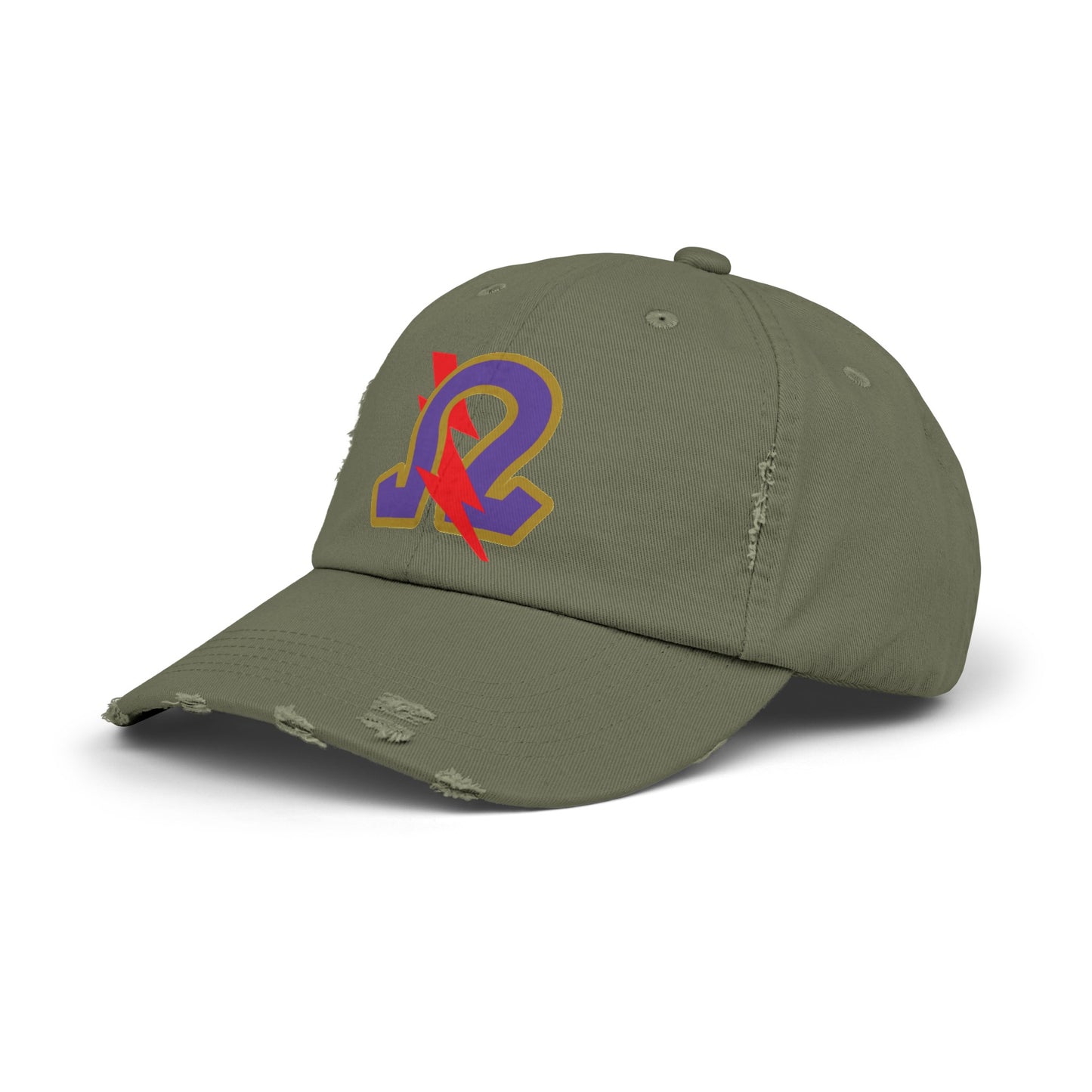 Omega Bloody Thunderbolt | Distressed Ball Cap