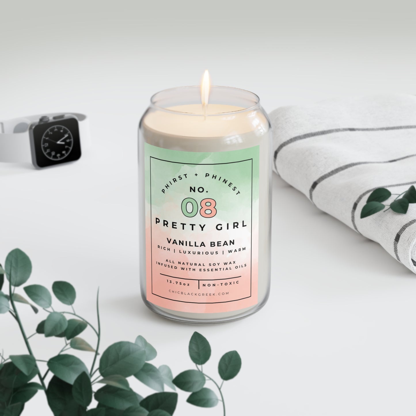 Large No. 08 Candle | Vanilla Bean