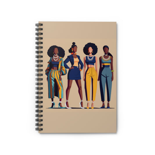 Blue + Gold Sisterhood Notebook