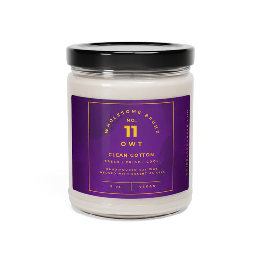 No. 11 Wholesome Bruhz Candle | Clean Cotton