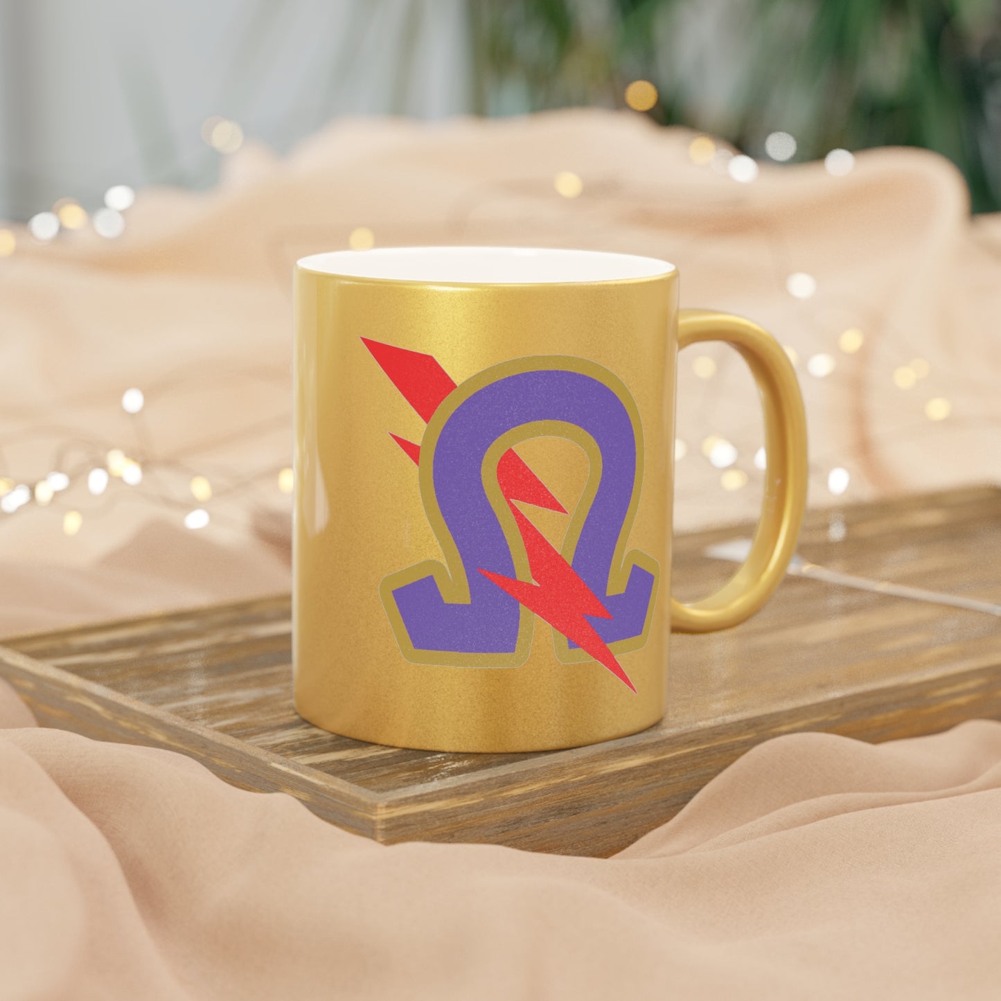 Omega Bloody Thunderbolt Metallic Gold | Mug
