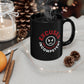 Excuses Mug - Red + White on Black