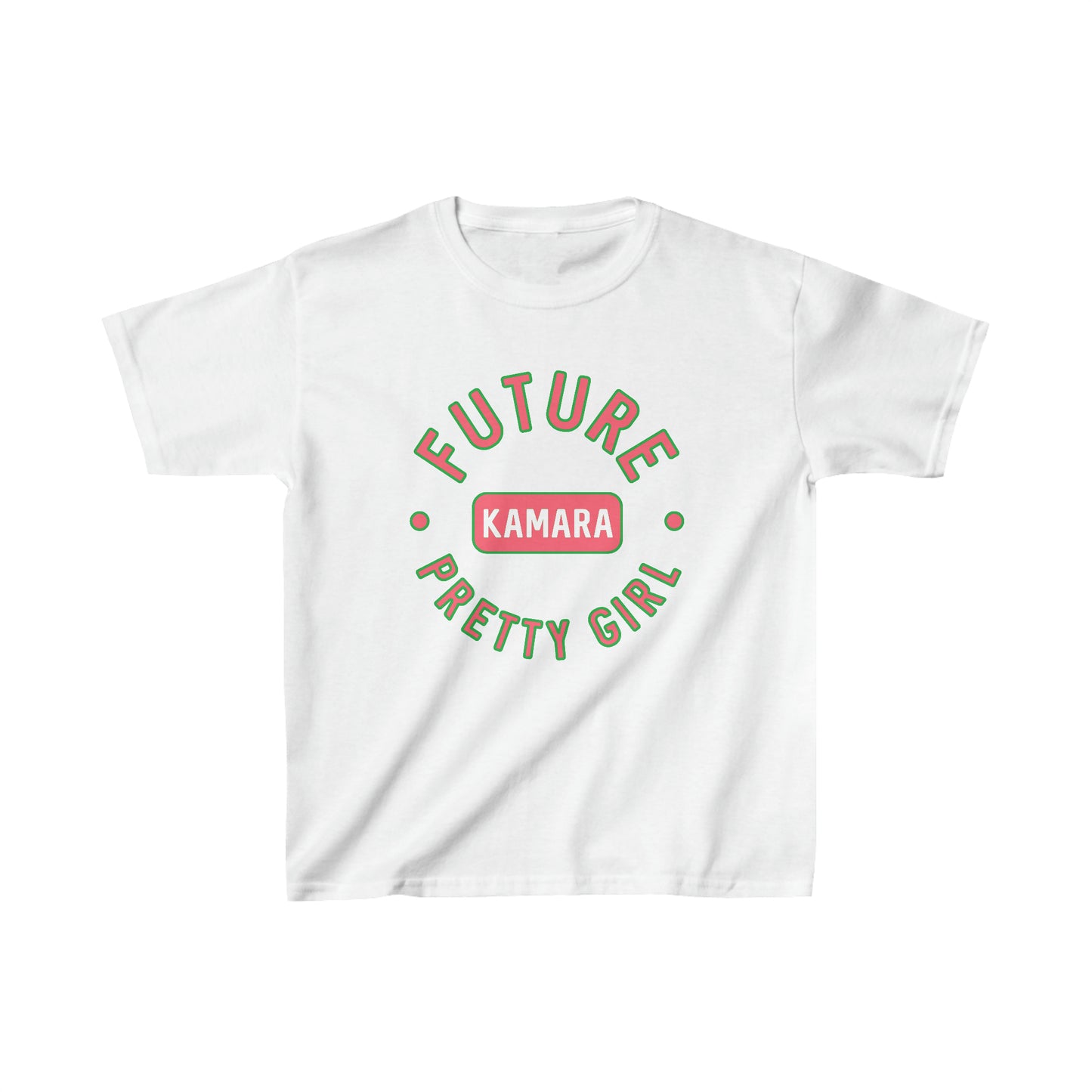 Personalized Name Future Pretty Girl  - Kids T-Shirt