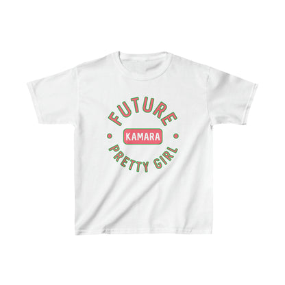 Personalized Name Future Pretty Girl  - Kids T-Shirt