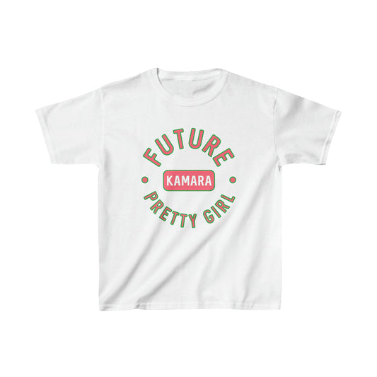 Personalized Name Future Pretty Girl  - Kids T-Shirt