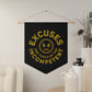 Excuses Pennant - Old Gold on Black