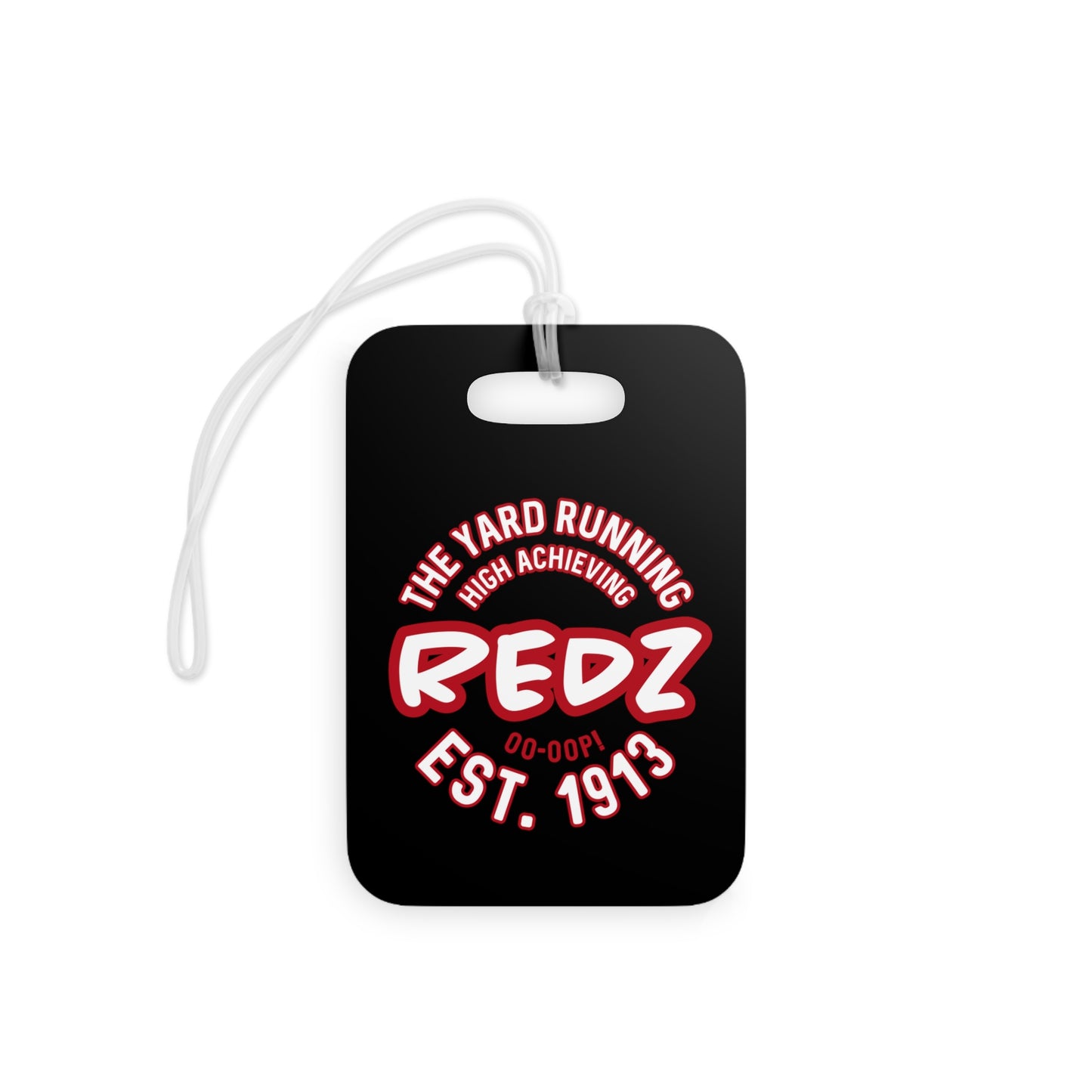 Personalized DST Yard Running Redz Bag Tag