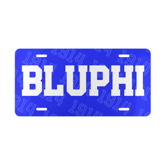 BLUPHI | Vanity License Plate