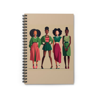 Pink and Green Sisterhood Mini Notebook