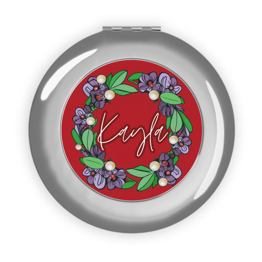 DST Personalized Name Compact Mirror